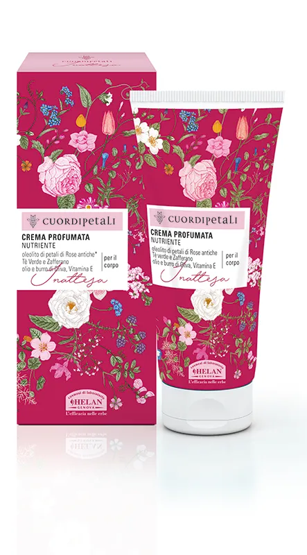 Crema corpo INATTESA CUOR DI PETALI HELAN profumata nutriente idratante anche per pelle delicata e sensibile 200ml
