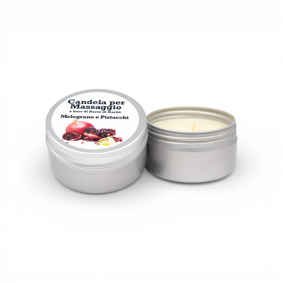 I24 |candela per massaggio 100ml MELOGRANO E PISTACCHI IPA - immagine 2