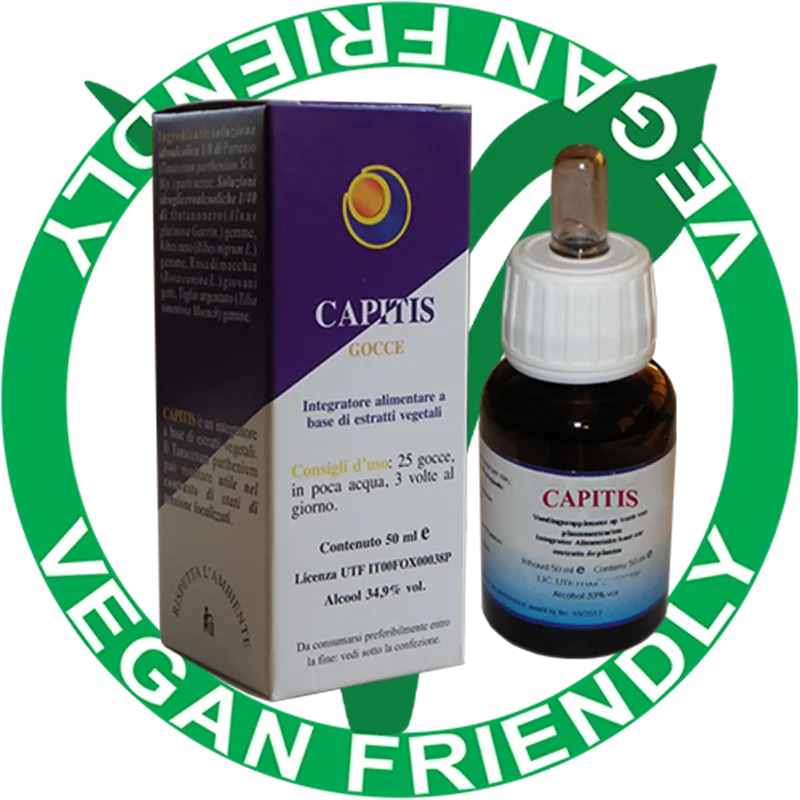CAPITIS Herboplanet Integratore Naturale con Partenio in grado di controllare la frequenza, l’intensità e la durata degli attacchi di emicrania 50ml