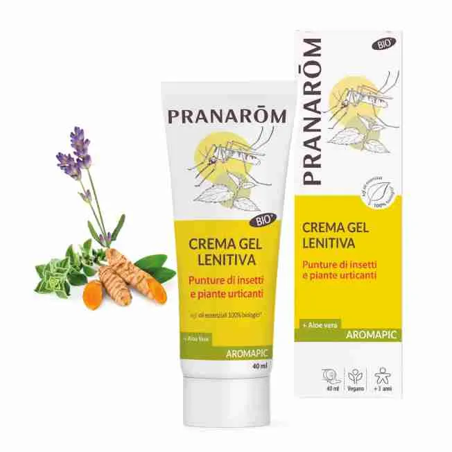 Crema gel lenitiva Pranarom Punture di insetti e piante urticanti AROMAPIC, Prurito e Irritazioni 40ml