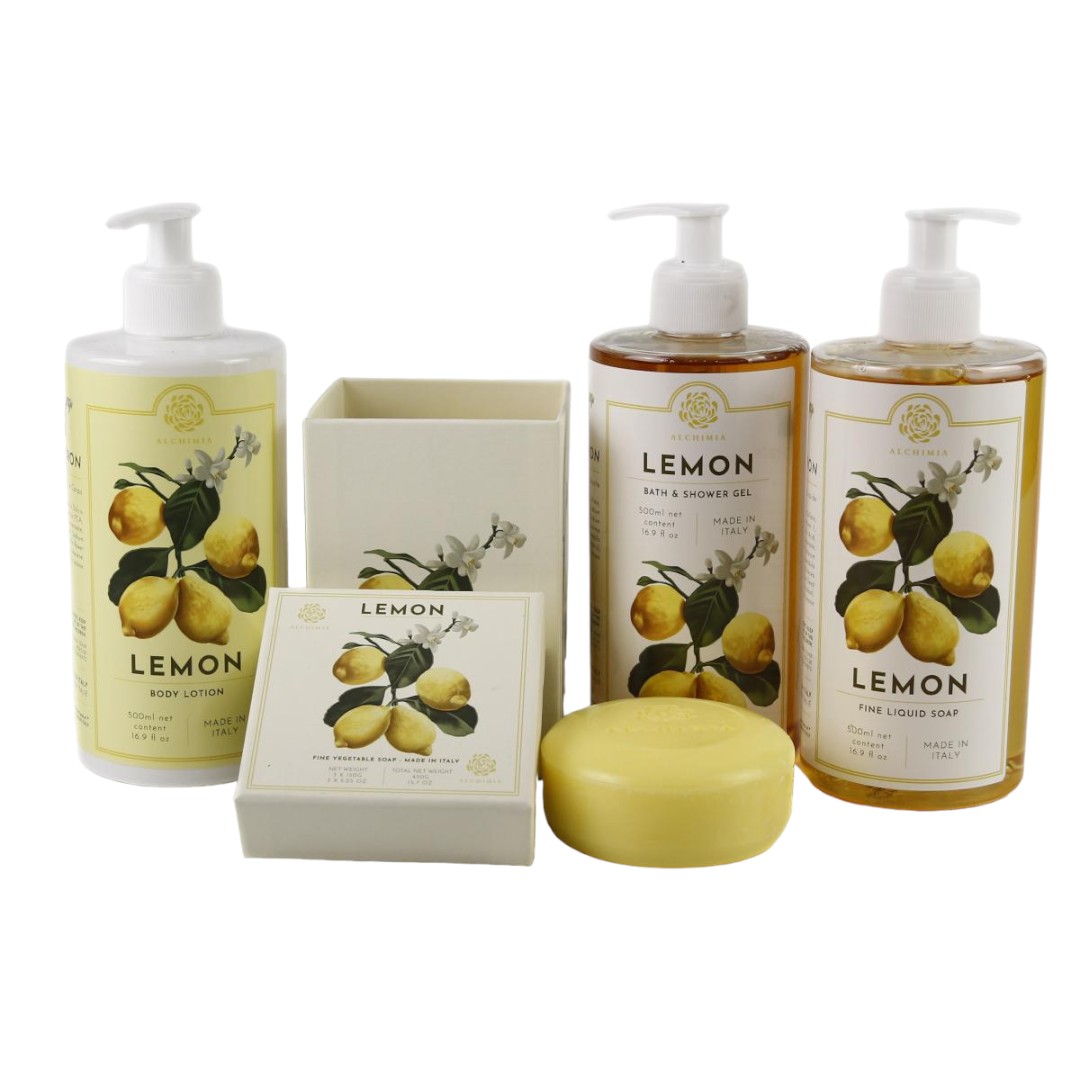 P04 |Scatola linea Fiorentini al Limone con 3 saponette da 150 gr. - immagine 3