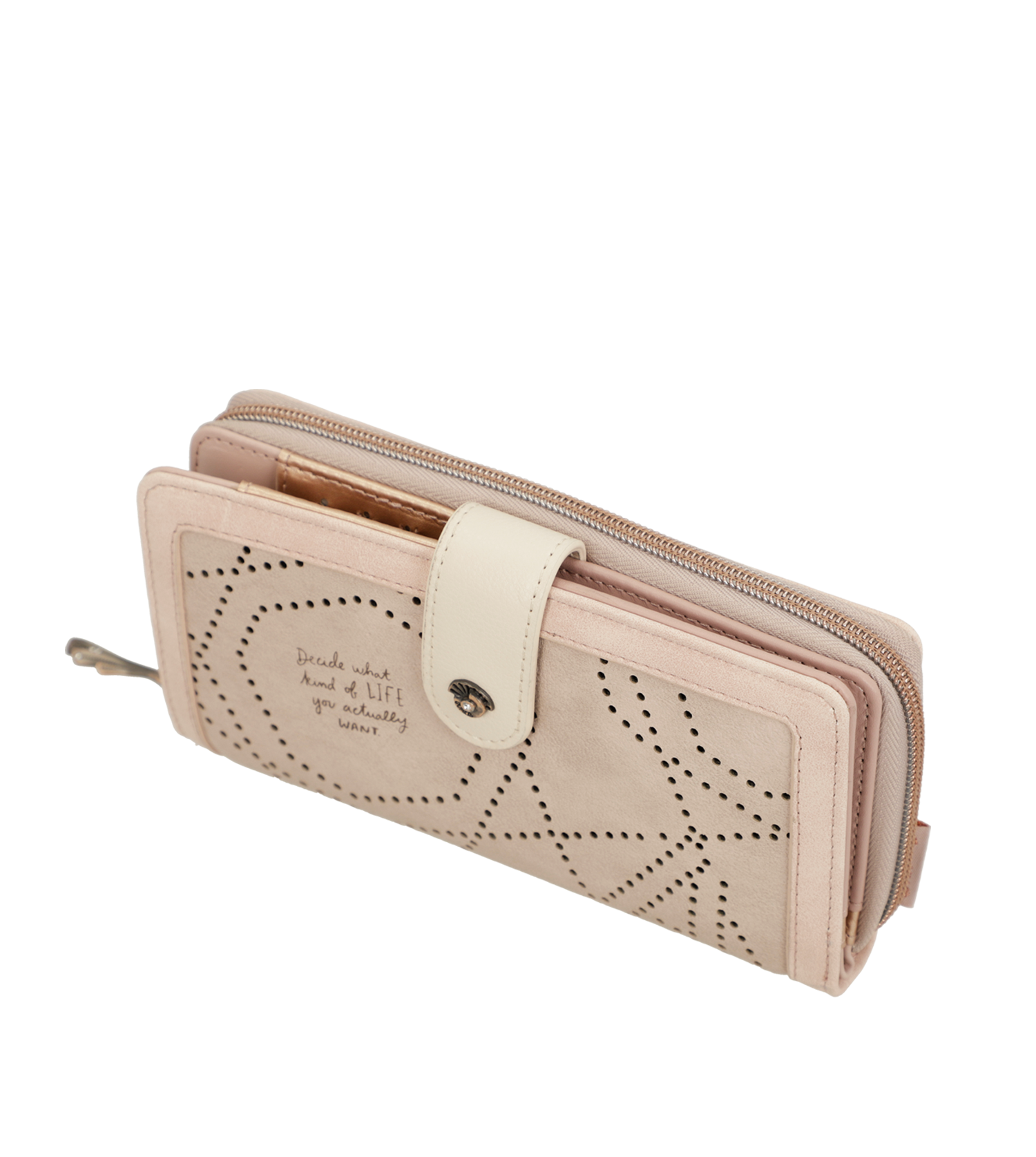 Portafoglio RFID Studio color nudo Anekke - immagine 7