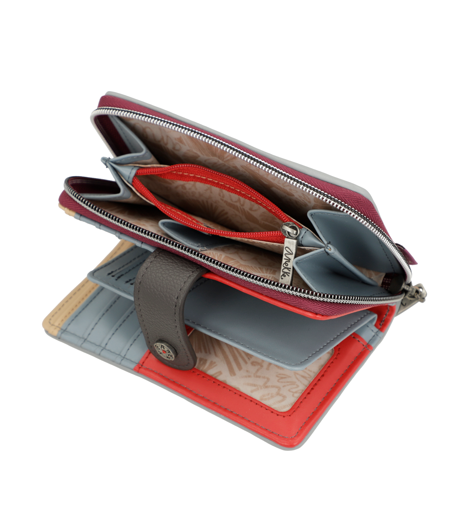 Portafoglio RFID medio alla moda Anekke - immagine 9