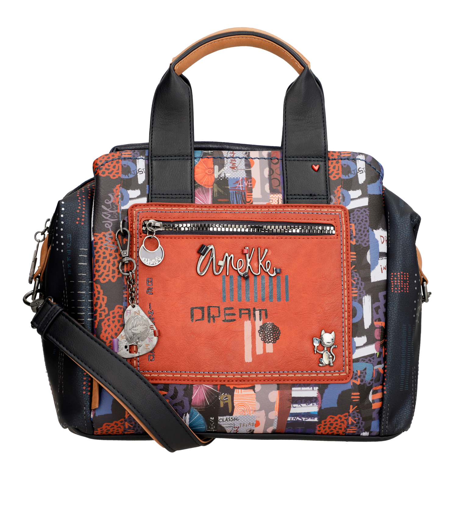 Borsa a spalla Kyomu con tracolla - immagine 4