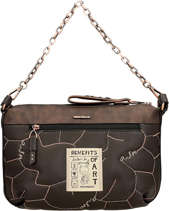 Borsa a tracolla Shōen imbottita con manico metallico - immagine 5