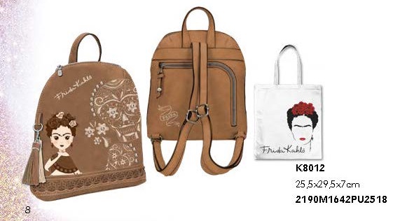 LO ZAINO FRIDA KAHLO MARRONE